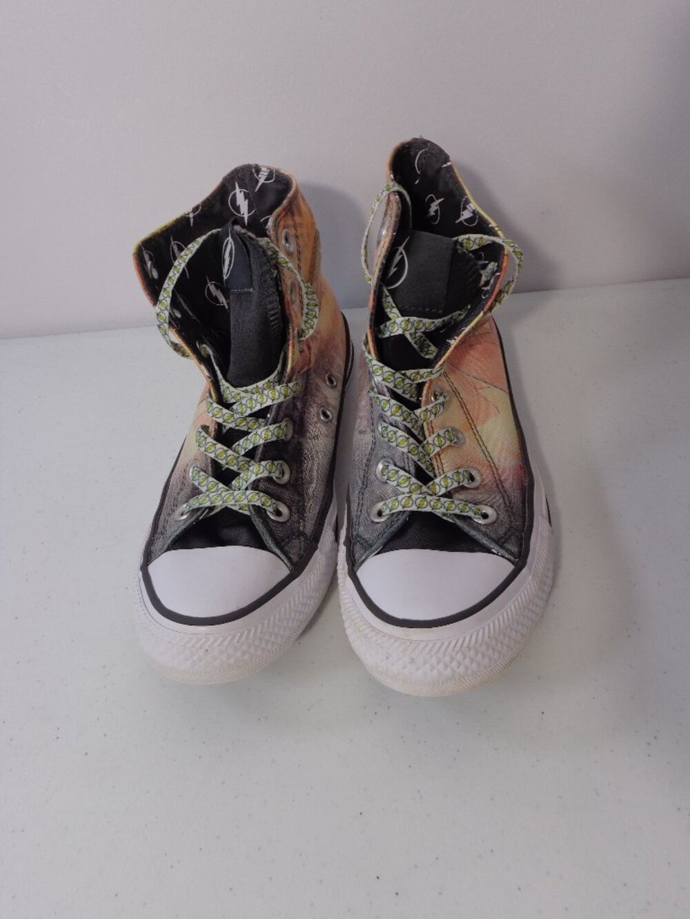 Converse All Star DC Comics Rebirth The Flash High Top Sneakers Size Men 5 Wo 7 - Picture 2 of 6